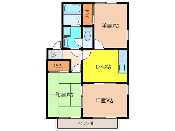 柏ハイムの物件間取画像